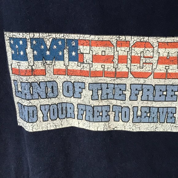 USA Flag Patriot Patriotic Blue Tank Top  Tee T Shirt Tee XL - Picture 4 of 7